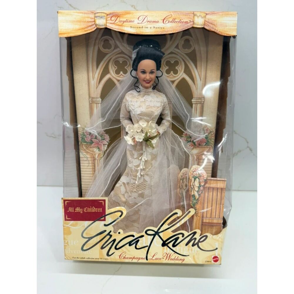 Vintage Mattel Daytime Drama Collection “Erica Kane Champagne Lace Wedding” Doll